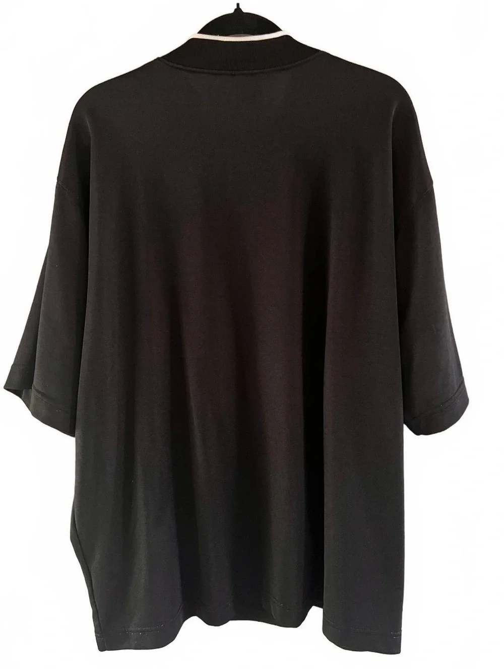 90s Vintage Nike Black Short Sleeve V-Neck Sports Shirt XL